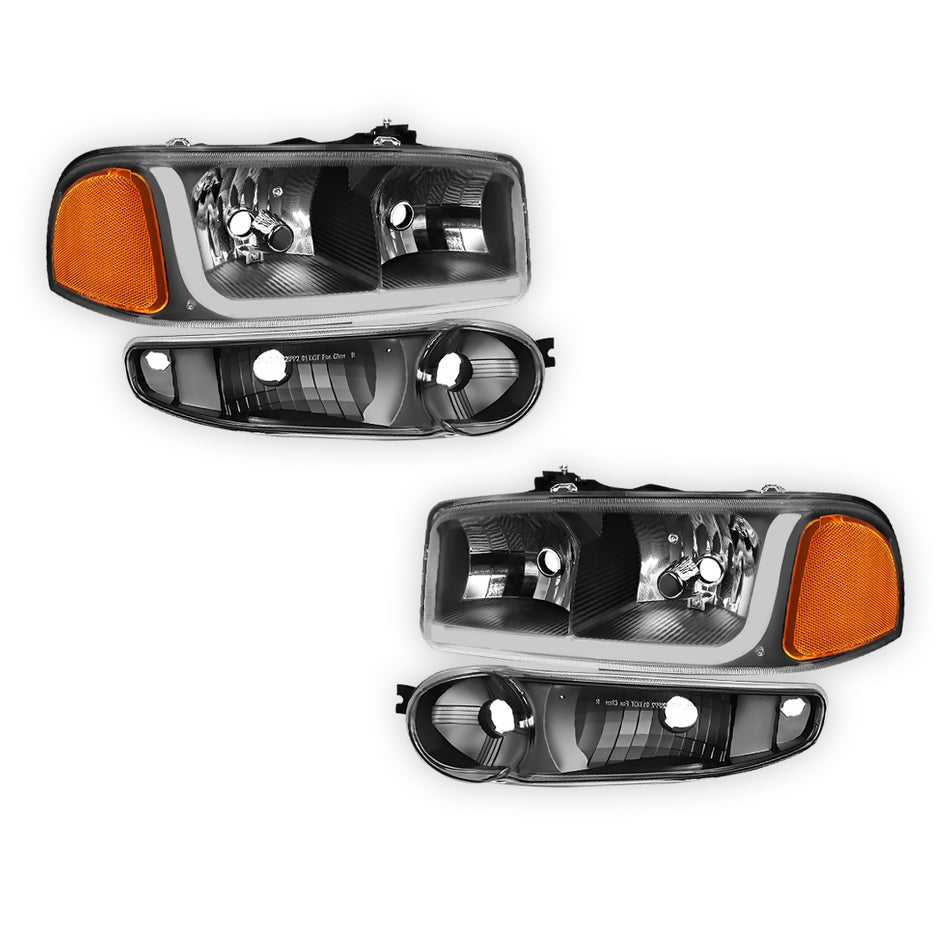 GMC Sierra 1500 Classic (2007) LED DRL Headlights LH + RH
