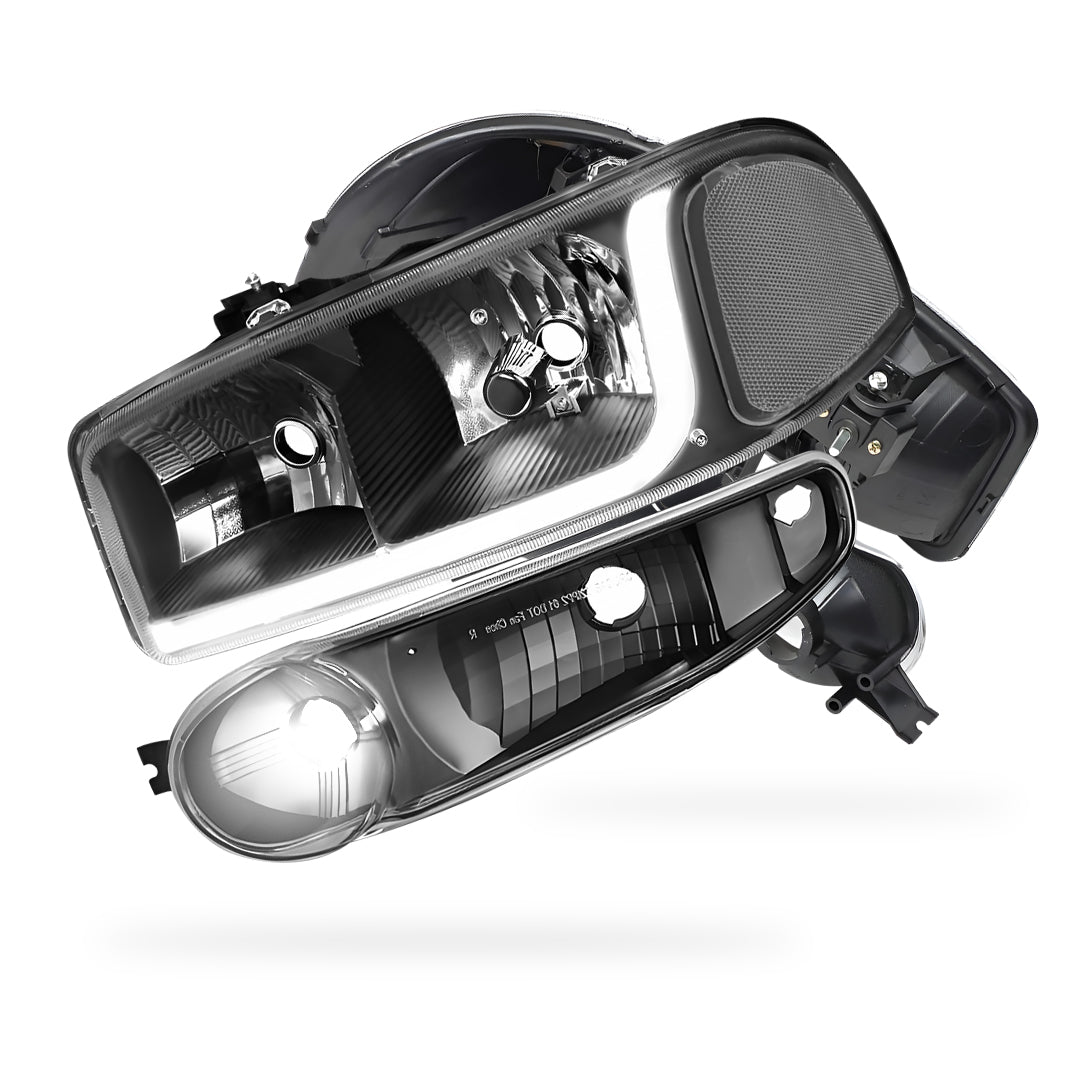 GMC Sierra 1500 Classic (2007) LED DRL Headlights LH + RH