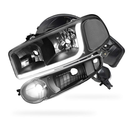 GMC Sierra 1500 Classic (2007) LED DRL Headlights LH + RH