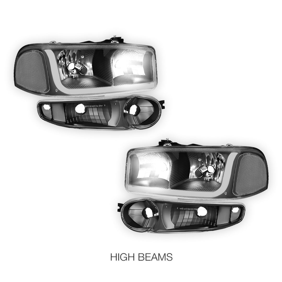 GMC Sierra 1500 Classic (2007) LED DRL Headlights LH + RH