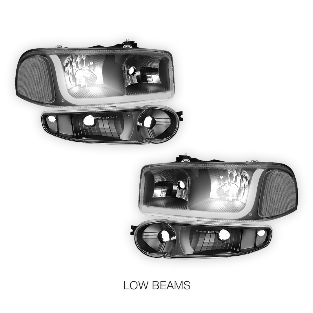 GMC Sierra 1500 Classic (2007) LED DRL Headlights LH + RH