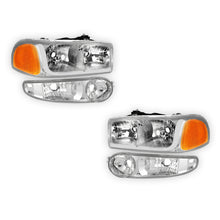 GMC Sierra 1500 SL / SLE / SLT (2001 - 2006) LED DRL Headlights LH + RH