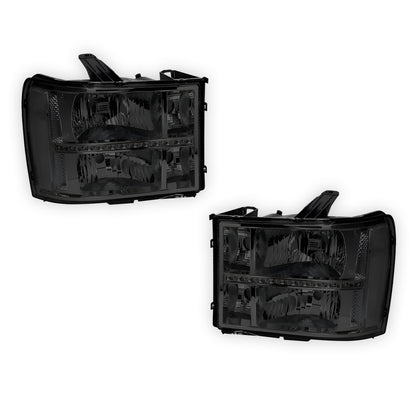 GMC Sierra 2500 Denali / SLE / SLT (2007 - 2014) LED DRL Headlights LH + RH