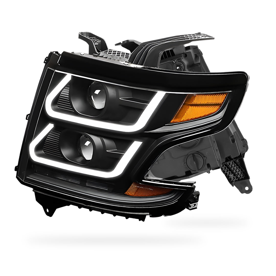 Chevrolet Suburban LS / LT / LTZ (2015 - 2020) LED DRL Projector Headlights LH + RH