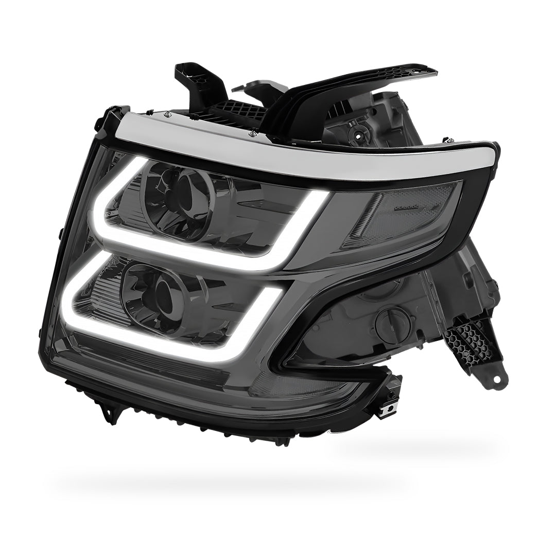 Chevrolet Suburban LS / LT / LTZ (2015 - 2020) LED DRL Projector Headlights LH + RH