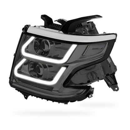 Chevrolet Suburban LS / LT / LTZ (2015 - 2020) LED DRL Projector Headlights LH + RH