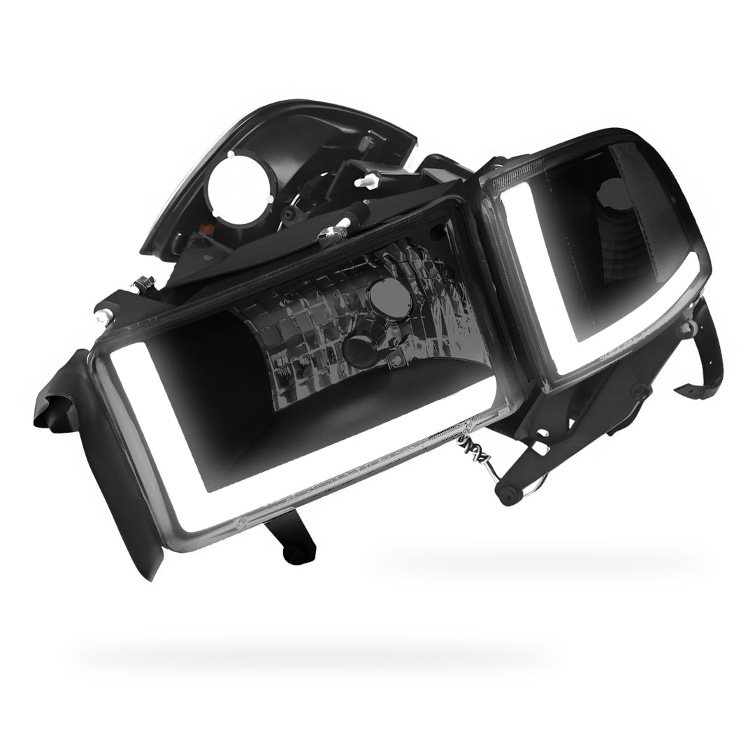 Dodge RAM 3500 (1994 - 2002) LED DRL Headlights LH + RH