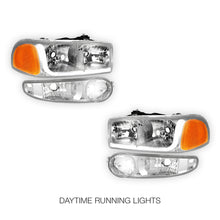 GMC Yukon (2001 - 2006) LED DRL Headlights LH + RH