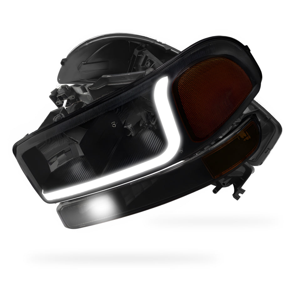 GMC Sierra 2500 SL / SLE / SLT (1999 - 2004) LED DRL Headlights LH + RH