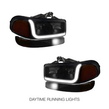 GMC Sierra 2500 SL / SLE / SLT (1999 - 2004) LED DRL Headlights LH + RH