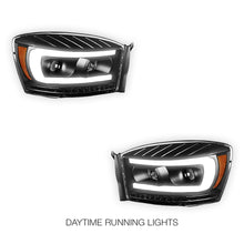Dodge RAM 3500 (2006 - 2009) LED DRL Sequential Signal Projector Headlights LH + RH