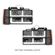 GMC C2500 Suburban Denali / SLE / SLT (1994 - 1999) F - LED Bar DRL Headlights LH + RH