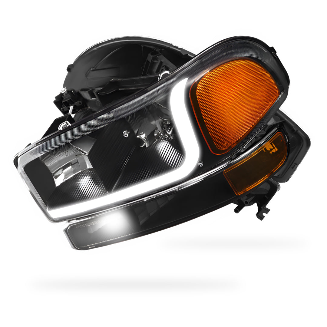 GMC Yukon SL / SLE / SLT (1999 - 2006) LED DRL Headlights LH + RH