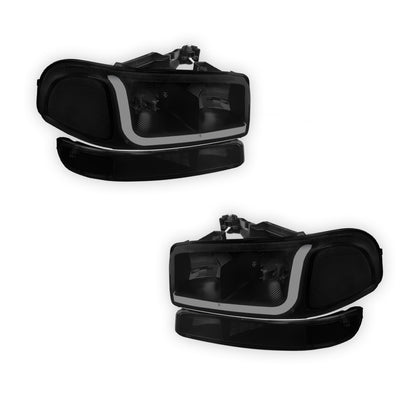 GMC Yukon SL / SLE / SLT (1999 - 2006) LED DRL Headlights LH + RH