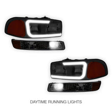 GMC Yukon XL 2500 SLE / SLT (2000 - 2006) Pair LED DRL Headlights LH + RH