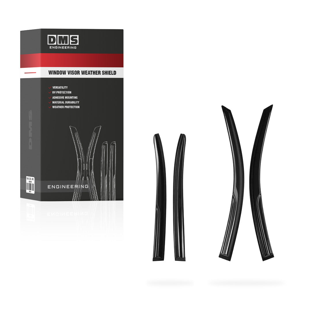 Honda Accord Sedan (2013 - 2017) JDM Wavy Mugen Style Window Visors