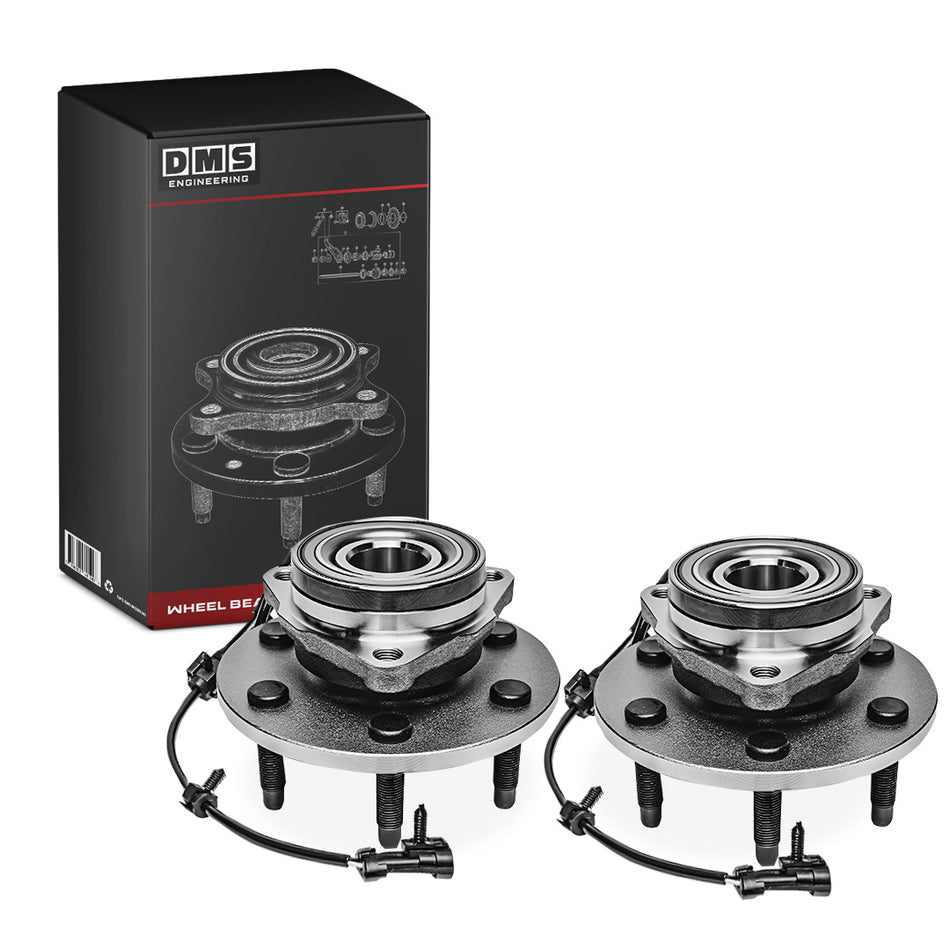 Chevrolet Silverado 1500 LS / LT / WT (1999 - 2006) Front Wheel Bearing Hubs LH + RH